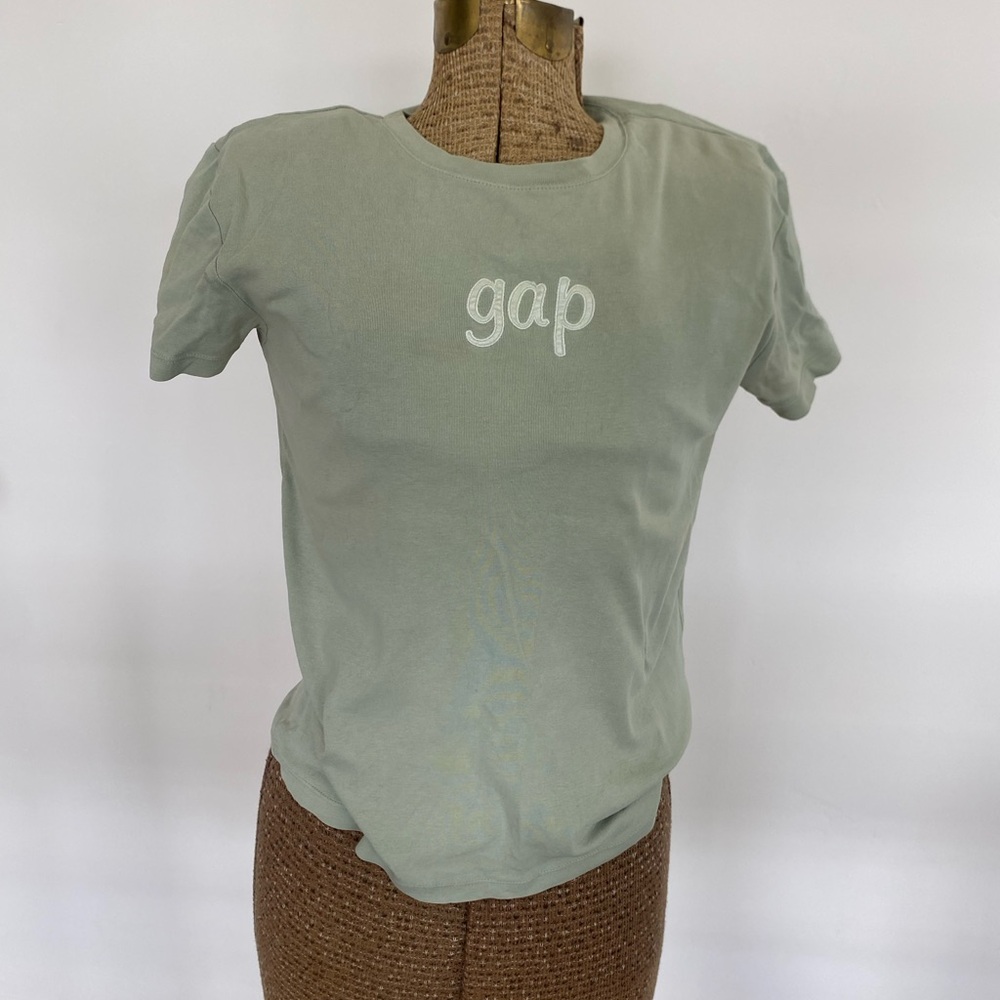 Y2K GAP Women's Mint Green Tee